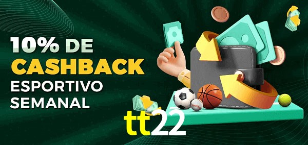 10% de bônus de cashback na tt22